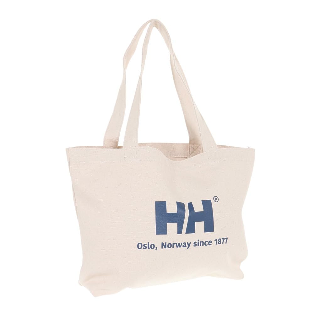 

Tote Bag Organic Cotton Logo Tote M Horizontal Tote Shoulder Bag Unisex HY92321 Ocean Navy [Helly Hansen]