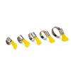 New 25PCS 8MM-32MM Key Type Adjustable Stainless Steel Hose Clamp Pipe Clamp