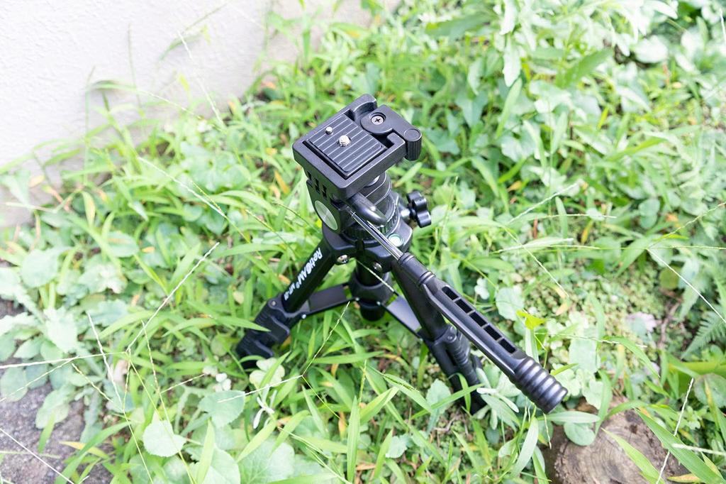 RETICAM MT01 Mini Tabletop Tripod with Quick Release and Carrying Black 3-Way Pan/Tilt Head, Plate, Bag, Aluminum,