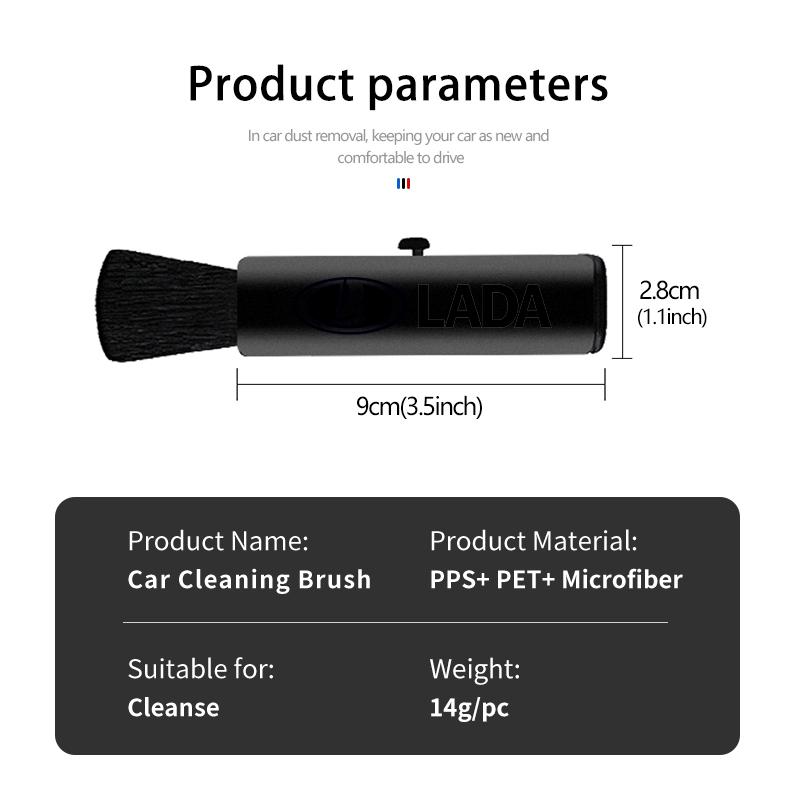 Car Air Vent Cleaning Soft Brush Crevice Dusting Clean Tool For Lada Niva Vesta Granta Riva Samara Priora 4x4 Urban F5
