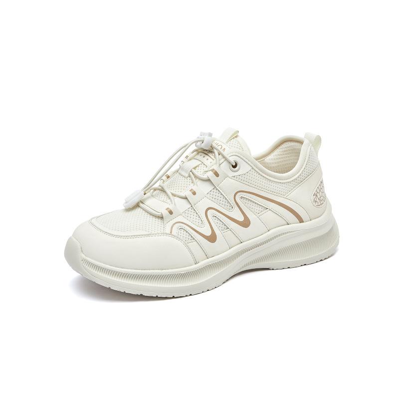Foam sole little white shoes women's 2025 spring new thick sole heightening ugly cute sports shoes casual versatile breathable women's shoes
