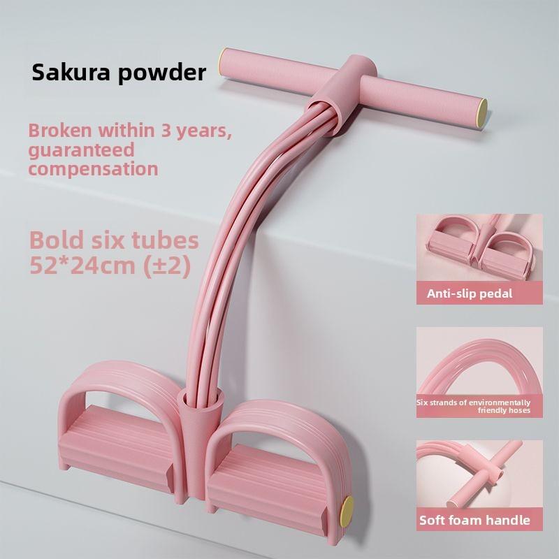 Treinador de Resistência para Pernas em PVC com Pedal para Fitness em Casa e Tonificação Abdominal
