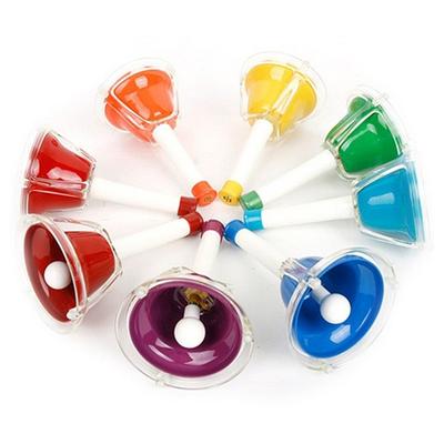 Rivera HBL08P 8-Noten-Touch-Handglocke, Regenbogenfarbe, koreanisches Spielzeugzubehör