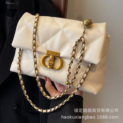 Rhombus Chain Bag Women's Autumn and Winter Versatile 2025 New Fashion Niche Design Women's Shoulder Crossbody Small Square Bag