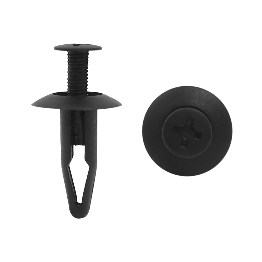 

uxcell Clips/Rivets/Fasteners, 0.3 inch (7 mm) Plastic Rivets, 1.0 x 0.7 inches (26 x 26x18mm