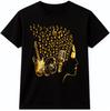 Music Notes T Shirt Guitar Headphones Mic Graphic Tee Musician DJ Singer Shirt