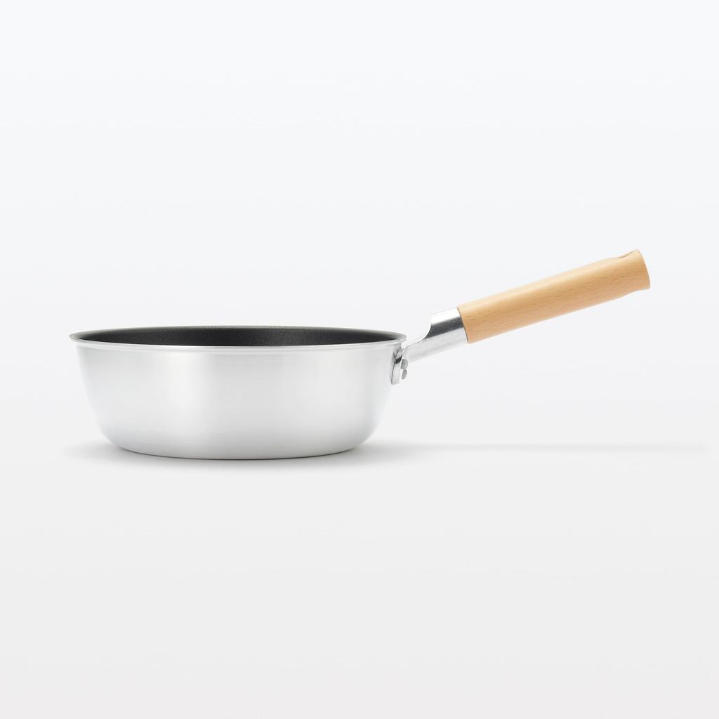 MUJI Frying Pan deep gas stove Can also be used as a pot 83453961 Non-stick (24cm diameter, type, only) - -