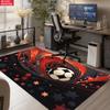 Soccer Star Swirl  Large Room Carpet Non Slip Cartoon Kids Bedroom Living Room Floor Mat Home Decor Children's Play Carpet