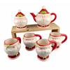 Christmas Stacking Cup Gift Set Embossed Three-piece Snowman Stacking Cup Husband Mousse Cup Coffee Cup Mug