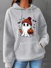 Women's Waffle Long Sleeve Halloween Hoodie – Autumn/Winter Collection