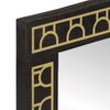 Bathroom Mirror 50x70x2.5 Cm Solid Mango Wood and Glass