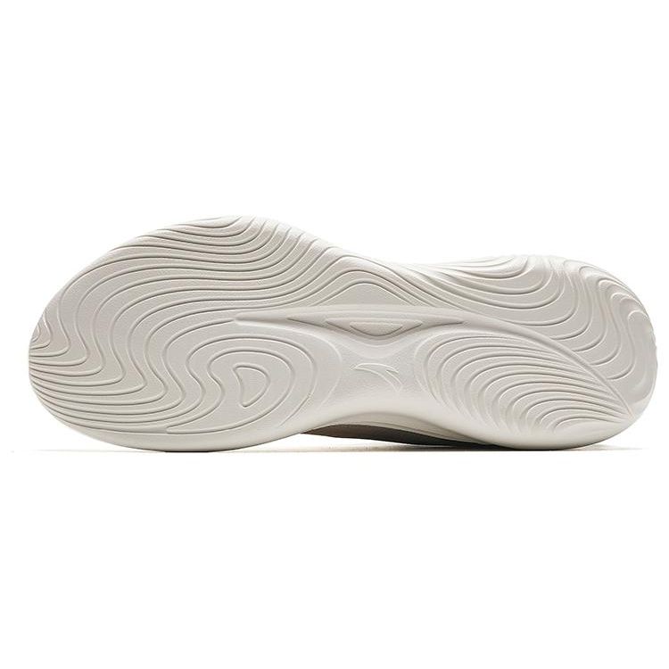 Anta Lingyun Casual Non-Slip Wear-Resistant Lightweight Low-Top Running Shoes Men Sneakers White Gray 912335550-3