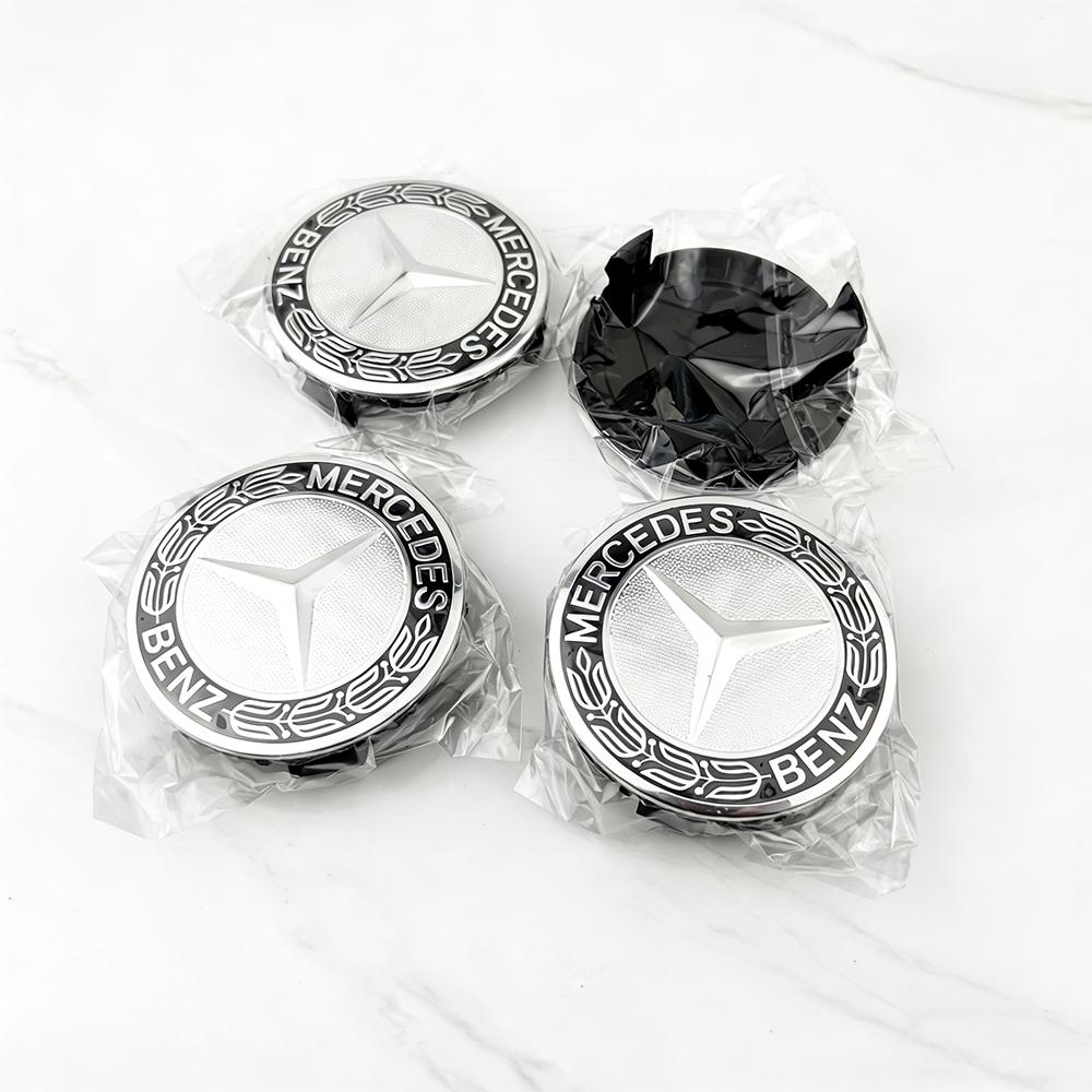 4pcs 75mm Car Wheel Center Logo Hub Cap For Mercedes Benz W211 W205 W213 W203 C218 A207 CLA CLS E Class Accessories