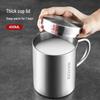 maxcook MCB650 Double-Wall Stainless Steel Mug with Lid
