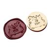 652F Witch Pumpkins Wax Seal Stamp Plant Sealing Wax Stamp for Cards Decoration