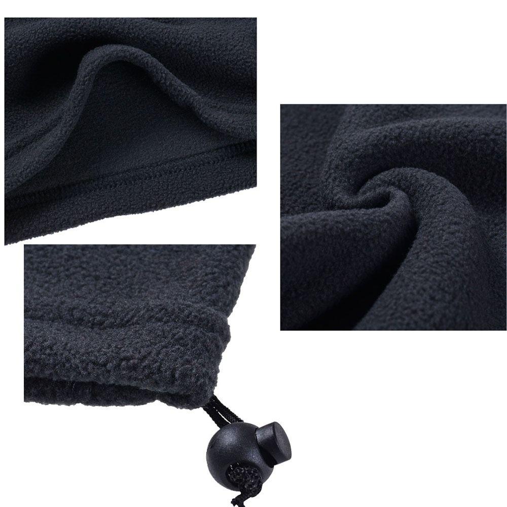 Multifunctional Winter Warm Neck Scarf Thermal Warm Fleece Snood Scarf Circle Wrap Outdoor Ski Balaclava Hat Thick Shawl