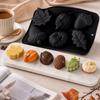 Silicone Baking Mold for Mousse Pudding Jelly Cake with Pumpkin Maple Leaf Floral Shapes Suitable for French Style Desserts and Aromatherapy Candles