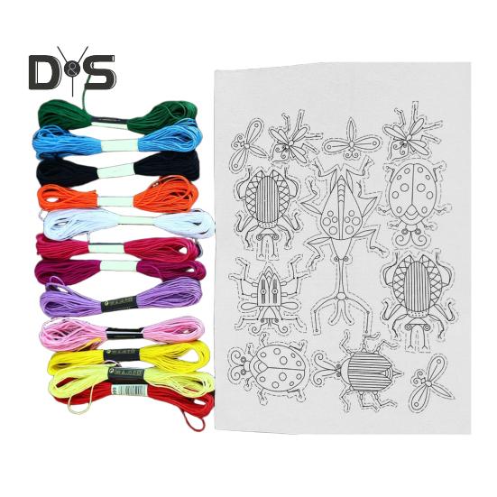 

Липкий водорастворимый стабилизатор для вышивки Stick And Stitch Бумага для вышивки с цветочными узорами Печатный бумажный стабилизатор для любителей ручного шитья D