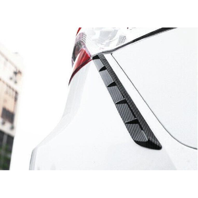 Carbon Fiber Exterior Tail Light Lamp Lower Strip Trim For Toyota Camry 2018-23