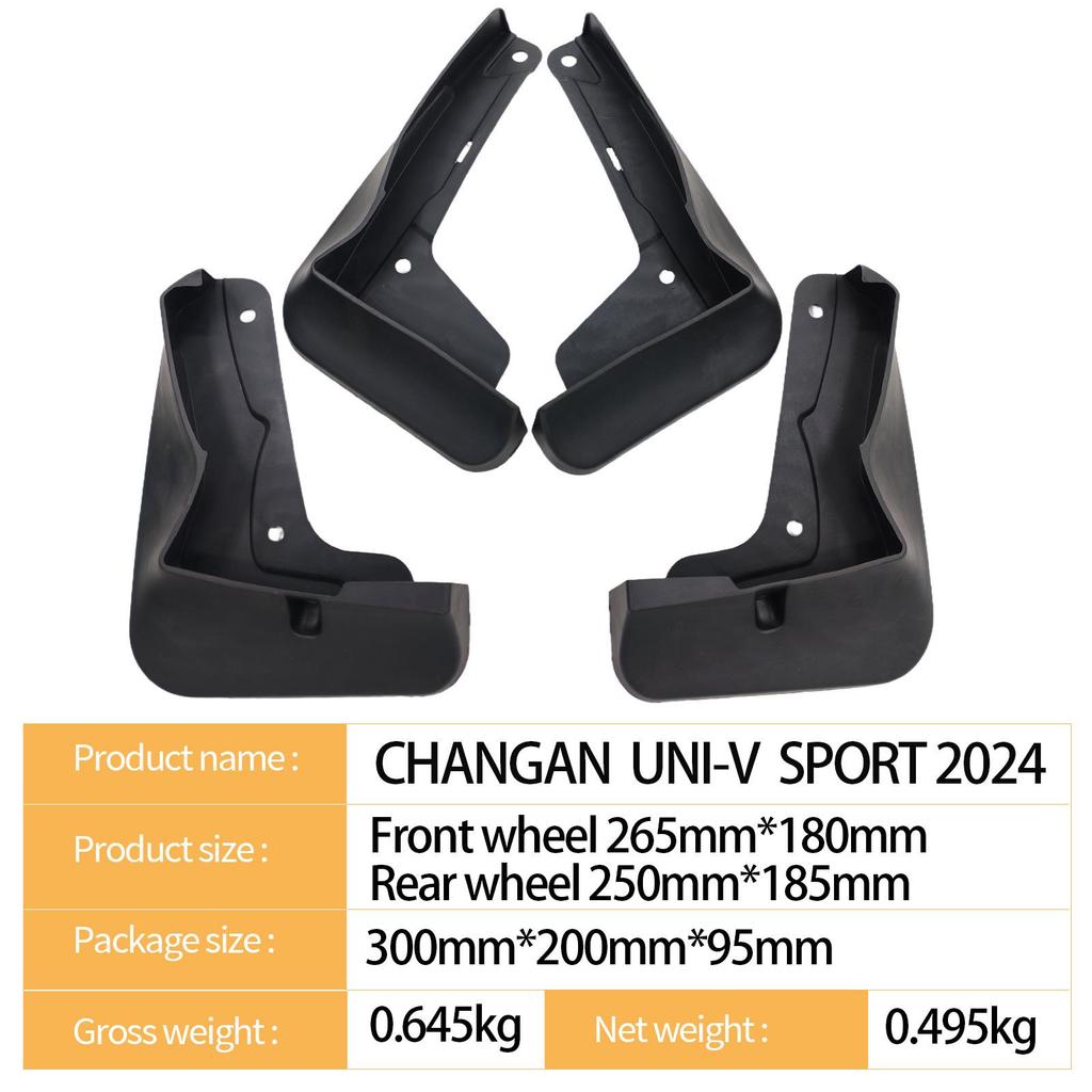 Changan UNI-V SPORT 2024 Car Tire Mudguard