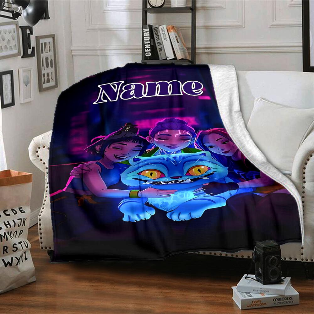 Custom Name Hunter'S Purple Dream Party Blanket For Couch Bed Plush Cozy Fuzzy Blanket Super Soft Warm Blankets For Fall And Winter 0916206