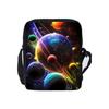 Cosmic Planet Daily Single Sided Messenger Bag For Boy/Girls Children Best Gifts 2D Flat D Cartoon Casual Teenage Crossbody Bag
