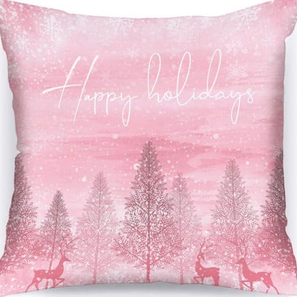 1/4pcs 18*18 Inch Throw Pillow Covers Linen Home Decor Pillow Case  Sofa