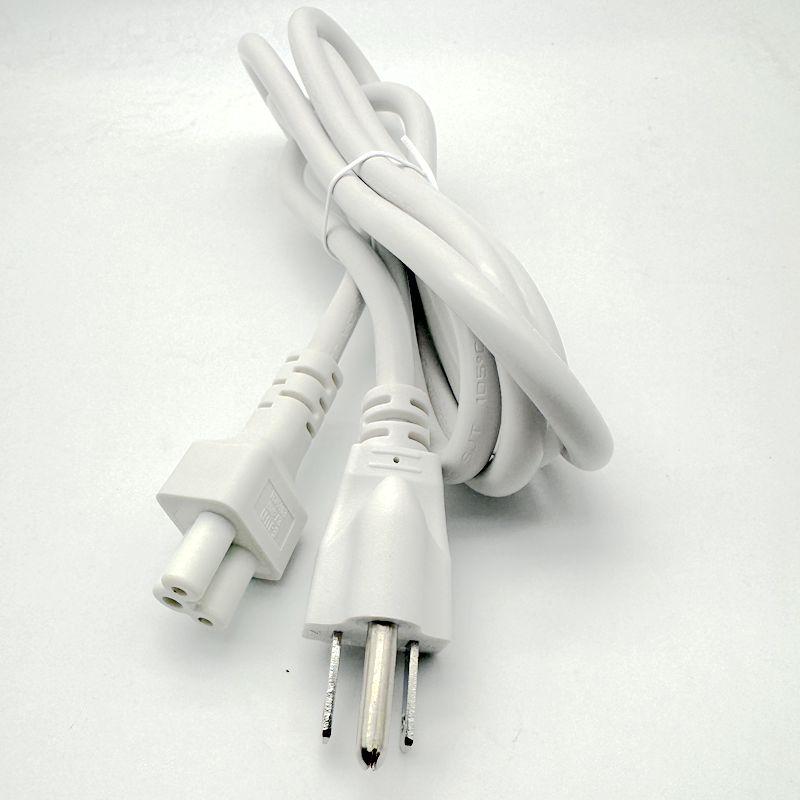 UL White US 3-Pin Power Cord for American Air Purifier Sterilizer