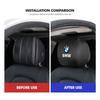 BAGZ5 Car Sticker Hot 2025 Hot Car Seat Headrest Neck Pillow Dustproof Protective Cover For BMW E87 E70 E91 E30 G20 E92 E93 E60 E46 E9