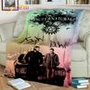 Supernatural Serie 3D Decke, Flanell Überwurfdecke für Zuhause Schlafzimmer Bett Sofa Wohnzimmer Picknick Büro Wandern Freizeit Nickerchen Geschenk