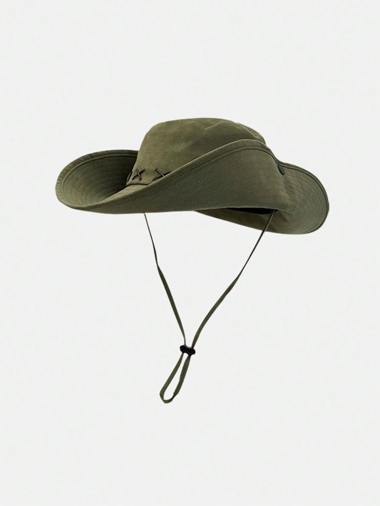 Retro Western Cowboy Hat, Suitable For Women, Outdoor Hiking, Travel, Sun Protection, Also For Men Fishing Cap