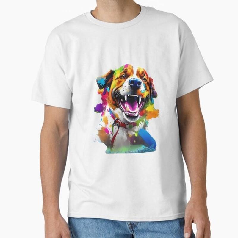 Funny dog Classic T Shirt Made in US AUS Size S 2XL