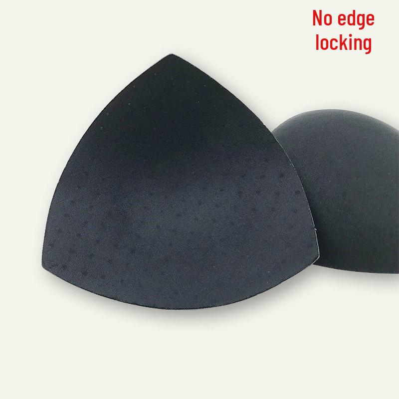 Inserções Esportivas Triangulares com Borda de Encaixe - Almofadas de Reposição Laváveis e Amigáveis à Máquina para Roupa de Banho e Roupa de Yoga.