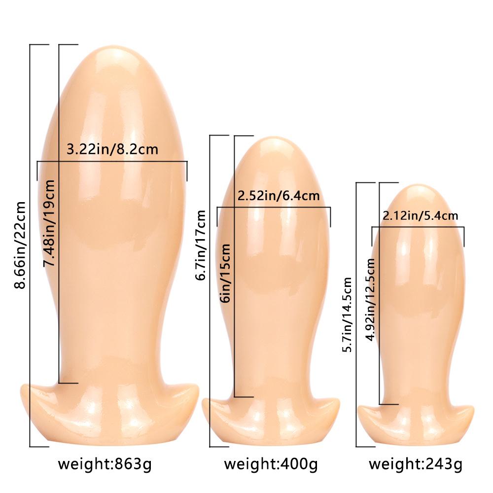 MoDi Velký anální kolík na anální sex pro ženy, pánský masážní přístroj na prostatu BDSM Sexy Toy Velké anální kolíky z PVC pro dospělé