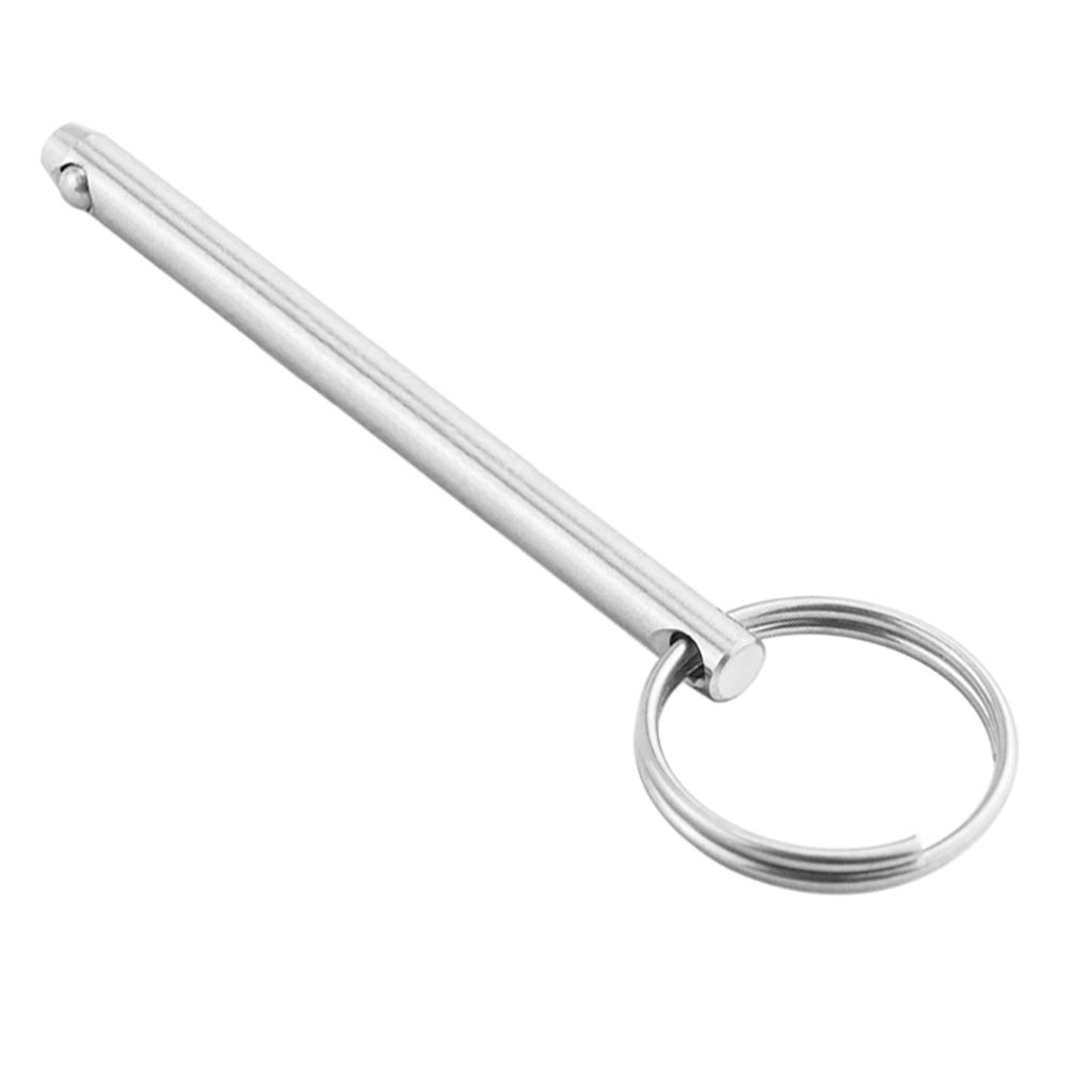 2x Pin for Boat Deck Hinge Marine Stainless Steel 316 6.3x95mm