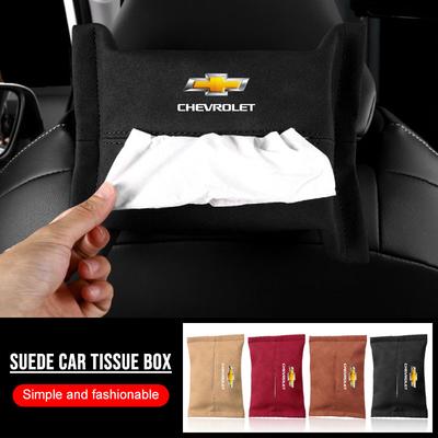 1Pcs Car Tissue Box Holder Sun Visor Seat Back Car Accessories For Colorado Cruze Spark Captiva Malibu Trax Aveo