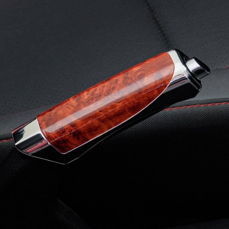 Car Handbrake Cover Grip Handle Lever for Most Car Model Carbon Fiber Pattern Hand Brake Cover Protector