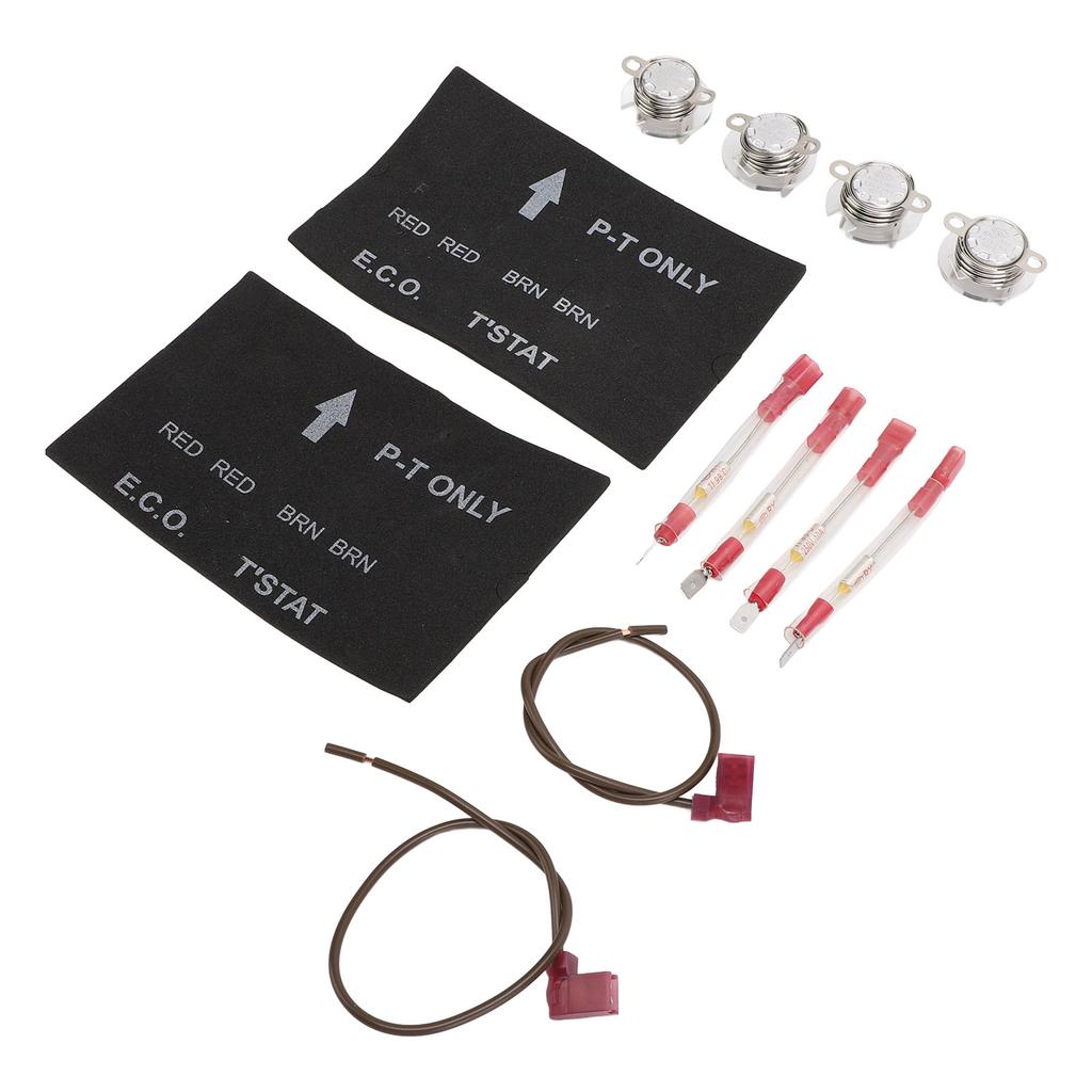 2 Sets RV Water Heater Thermal Cutoff with ECO Thermostat Assembly Kit Enhanced Safety Replacement for Atwood 91447