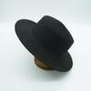 White Black French Retro Panama Versatile Light Board Flat Top Top Top Hat Women'S Summer Sunshade Sunscreen Street Shot Straw Hat