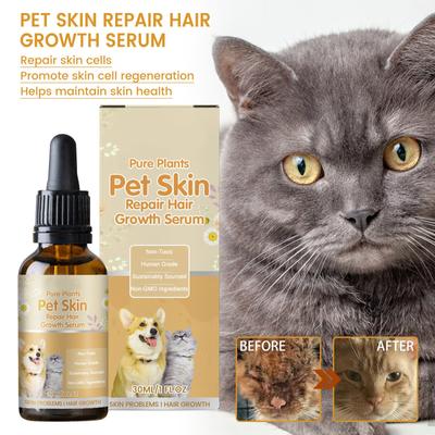 30ml Pet Skin Repair-Essence, Cat And Dog Skin Wound Skin Moss Care Hair Itching-Essence