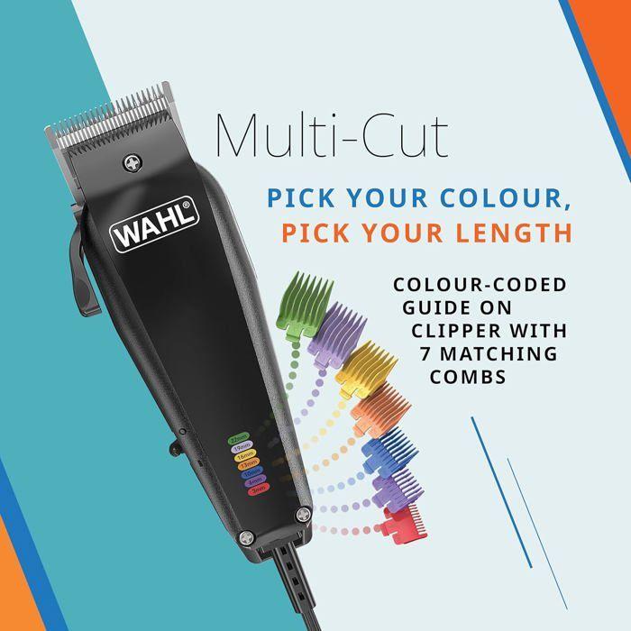 Clippers - WAHL - Multi Cut - Silent - Steel Blades - Complete Grooming Kit