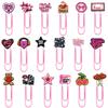 Y2K Series PVC Decorative Swirl Paper Clips & Cute DIY Bookmarks (18 Models)