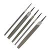 5pcs 6 Inch Industrial Steel Files Set Flat/Round/Half Round/Triangle/Square for Metalworking Woodworking Steel Rasp File Flat