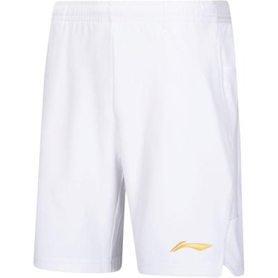 Li Ning Couleur Unie Taille Moyenne Respirant Simple Polyvalent Décontracté Shorts Homme shorts AAPV115-2