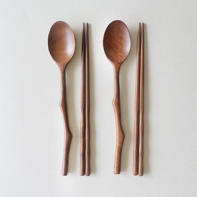 Romwood Rosewood Wooden Branch Spoon Set