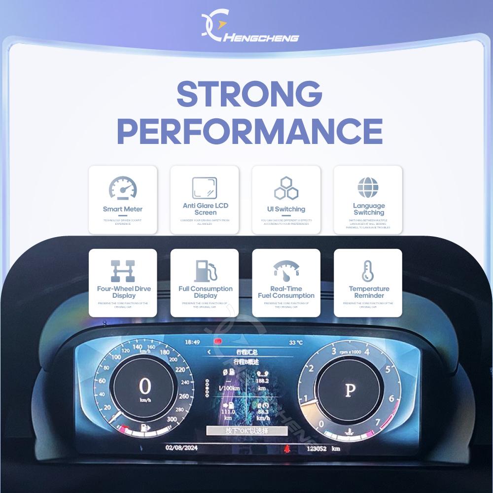 For Land Rover Evoque 2012-2019 Carplay Car Digital Cluster LCD Dashboard PlayerCockpit Virtual Instrument