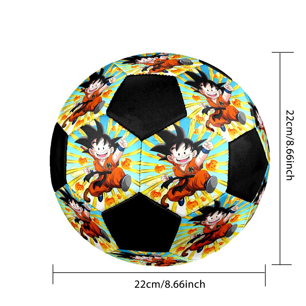 DRAGON BALL Indoor Soccer Ball Colorful Machine Stitched PVC Size 5 Team Training Competition Ready Durable High-Bounce Cool Sports Gift