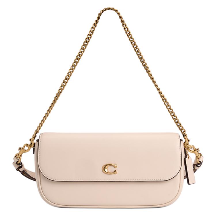 Coach Women's White Brook Flap 24 Shoulder Bag Shoulder Bag Chalk- Can90-B4ha