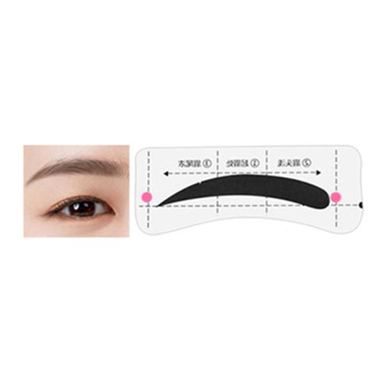1 Set Eyebrow Stencil Sticker Disposable Brow Shaper Drawing Guide Tools DIY Women Beginner Eyebrow Shaping Template 6