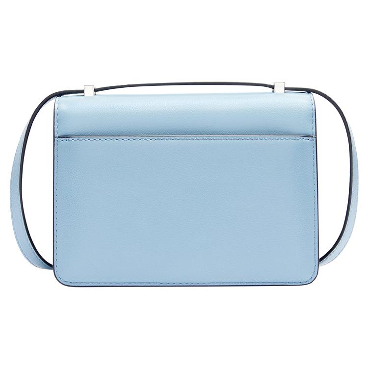 New MICHAEL KORS Hendri Cow Leather Shoulder Bag, Crossbody Bag Extra Small Women's Light Blue 32F0S1HC0L-464